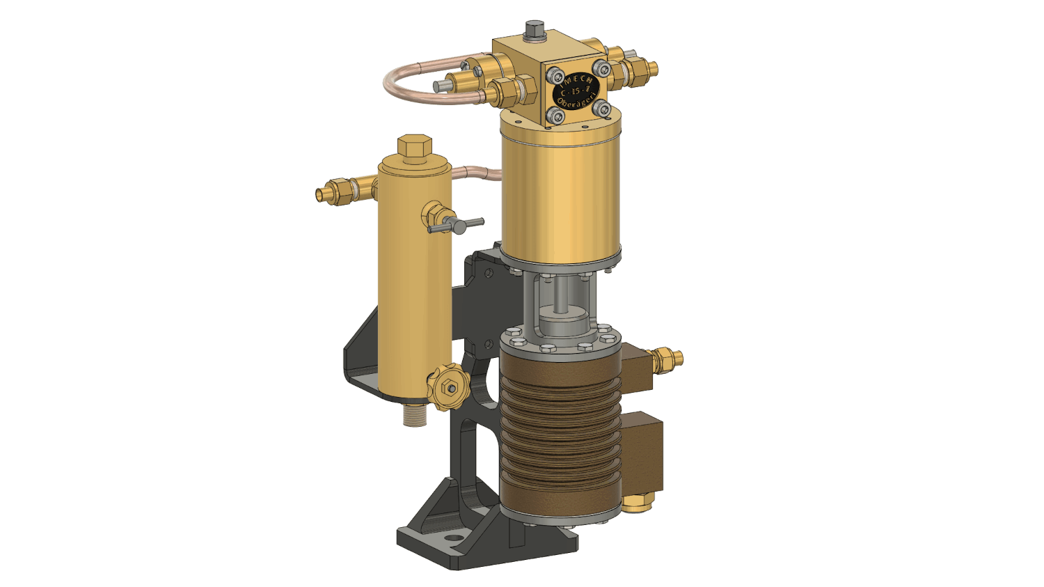 Assembly -- Air Pump CAD Volume Model