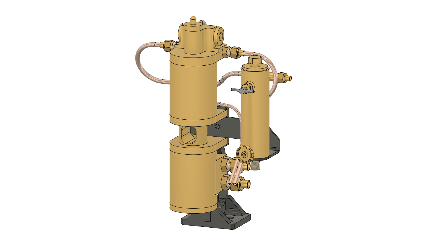 Assembly -- Water Feed Pump CAD Volume Model
