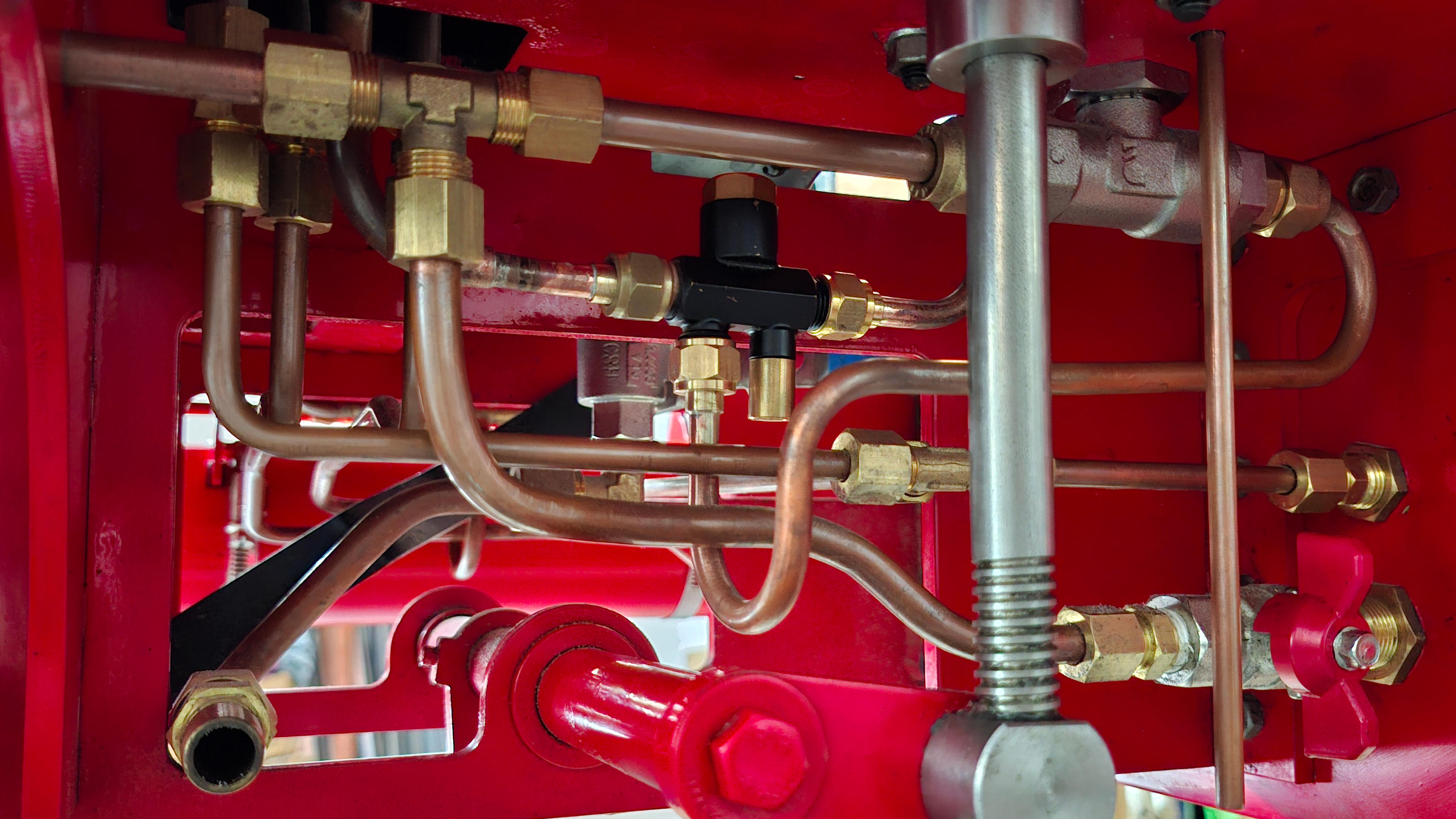 Injector No. 6 on the Left-Hand Side of the Loco