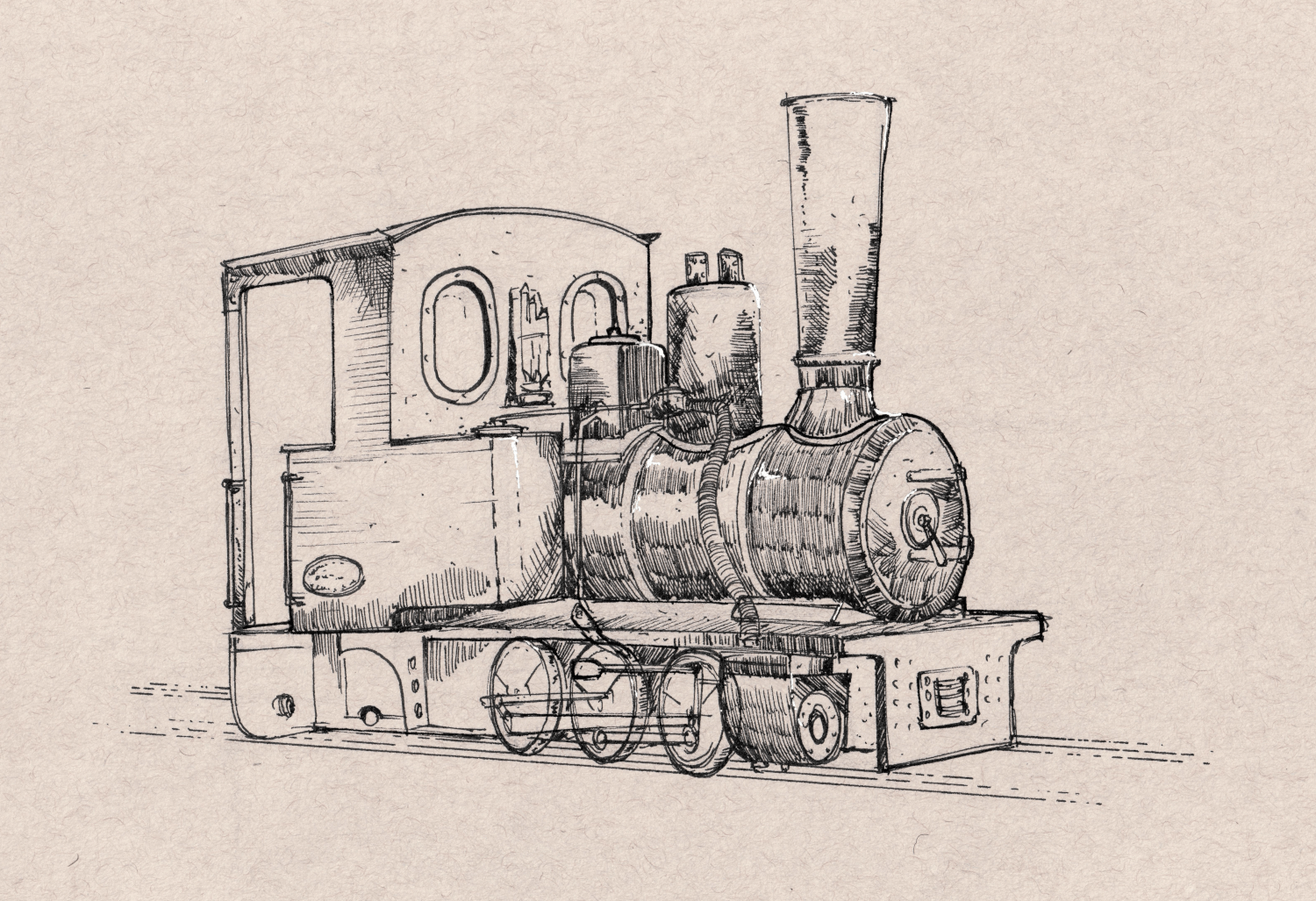 Feldbahn Drawing